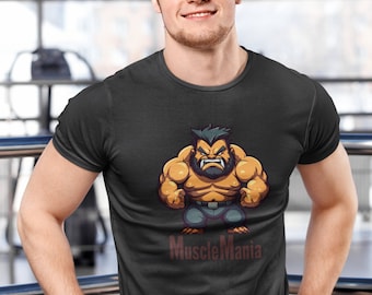 Muscle Mania Power Tee: Gym Workout Shirt