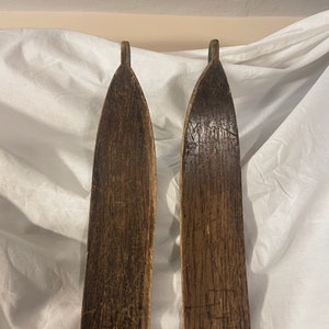 200 cm ノルウェー製「Sukkerbit」クロスカントリースキー ハンドメイド 1930 年代