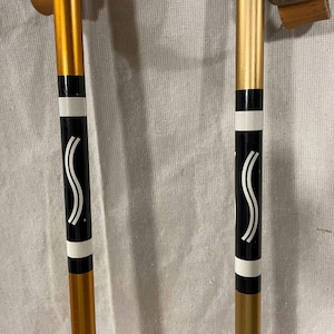 135 cm スコット アルミ クロスカントリー スキー ポール - 希少 1970 年代