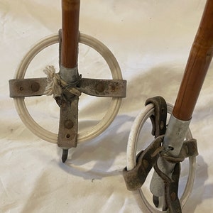 135 cm Liljedahl 竹製クロスカントリースキー レーシング ポール - 1960 年代中期!!
