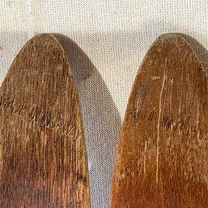 195 cm ソリッドヒッコリークロスカントリー「Caveman Skis」 - ノルウェー製!!!!