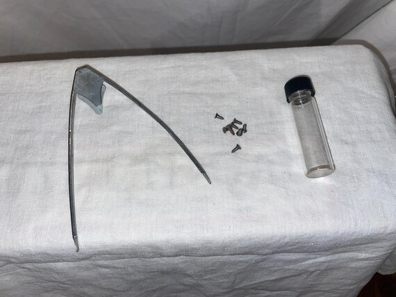 Protège Spatule De Ski Vintage Alu - Années 60/70 - Made In France - Chrome