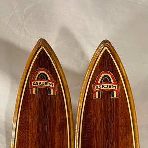 205 cm Askjem 「Kurant Tur Ski」 木製クロスカントリー ツーリング スキー - 1960 年代