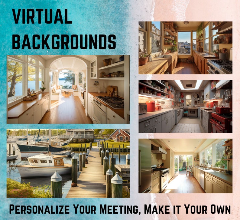 Bookcase Zoom Virtual Backgrounds Backdrop Office Background Microsoft