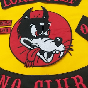 Lone Wolf - No club New high quality model for clothing-jackets-vests