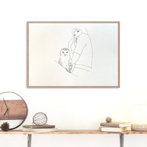 The Owl and the Woman - 24/32 cm