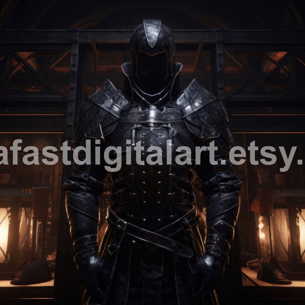 Digital Prints of the Inferno Warden's Armor - 4 pack