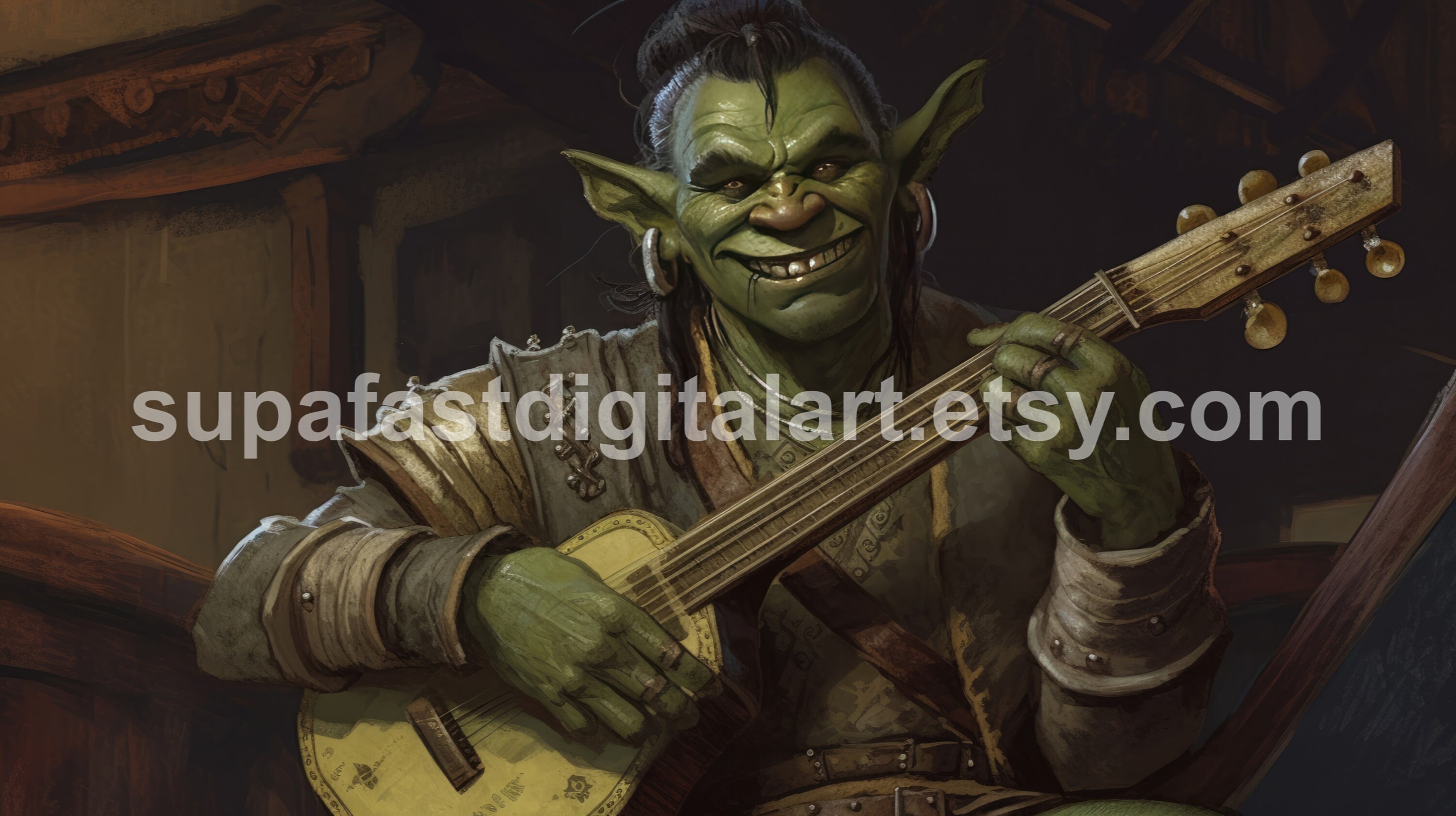 Half-orc Bard 4 Pack - Etsy