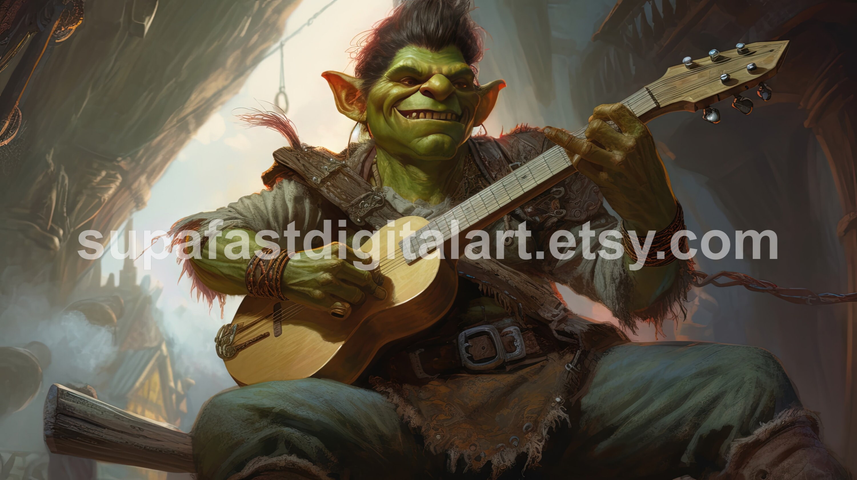 Half-orc Bard 4 Pack - Etsy