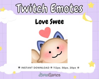Swee Love Palworld Emote for Twitch Youtube Discord