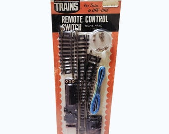 Interruptor de control remoto Vintage Life-Like escala HO T 604, mano derecha, sellado