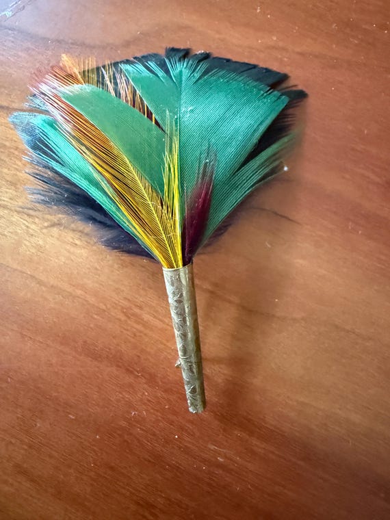 Vintage Bavarian Feather Hat Pin