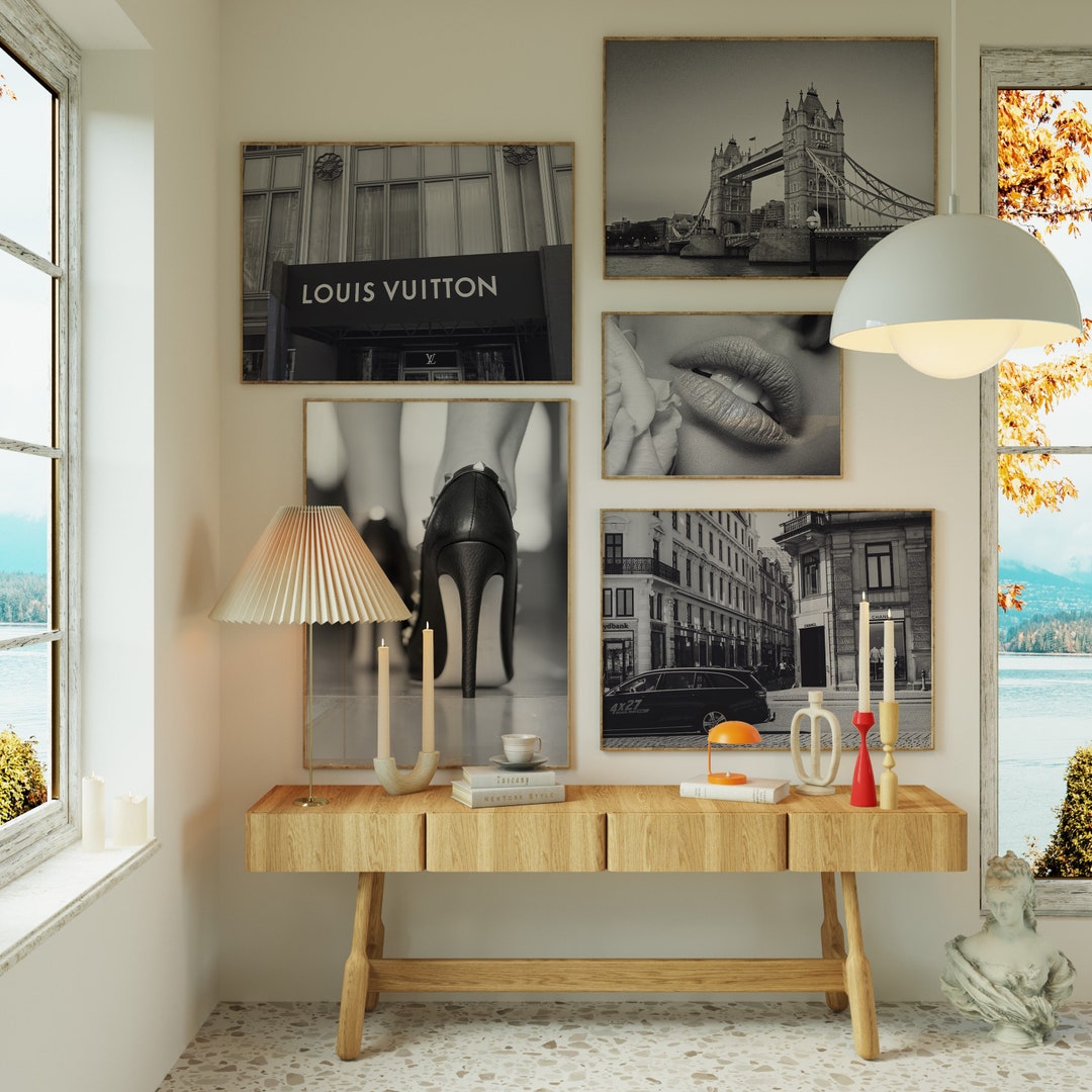 Gallery Wall Art Set, Black and White Prints, Designer Wall Art ...