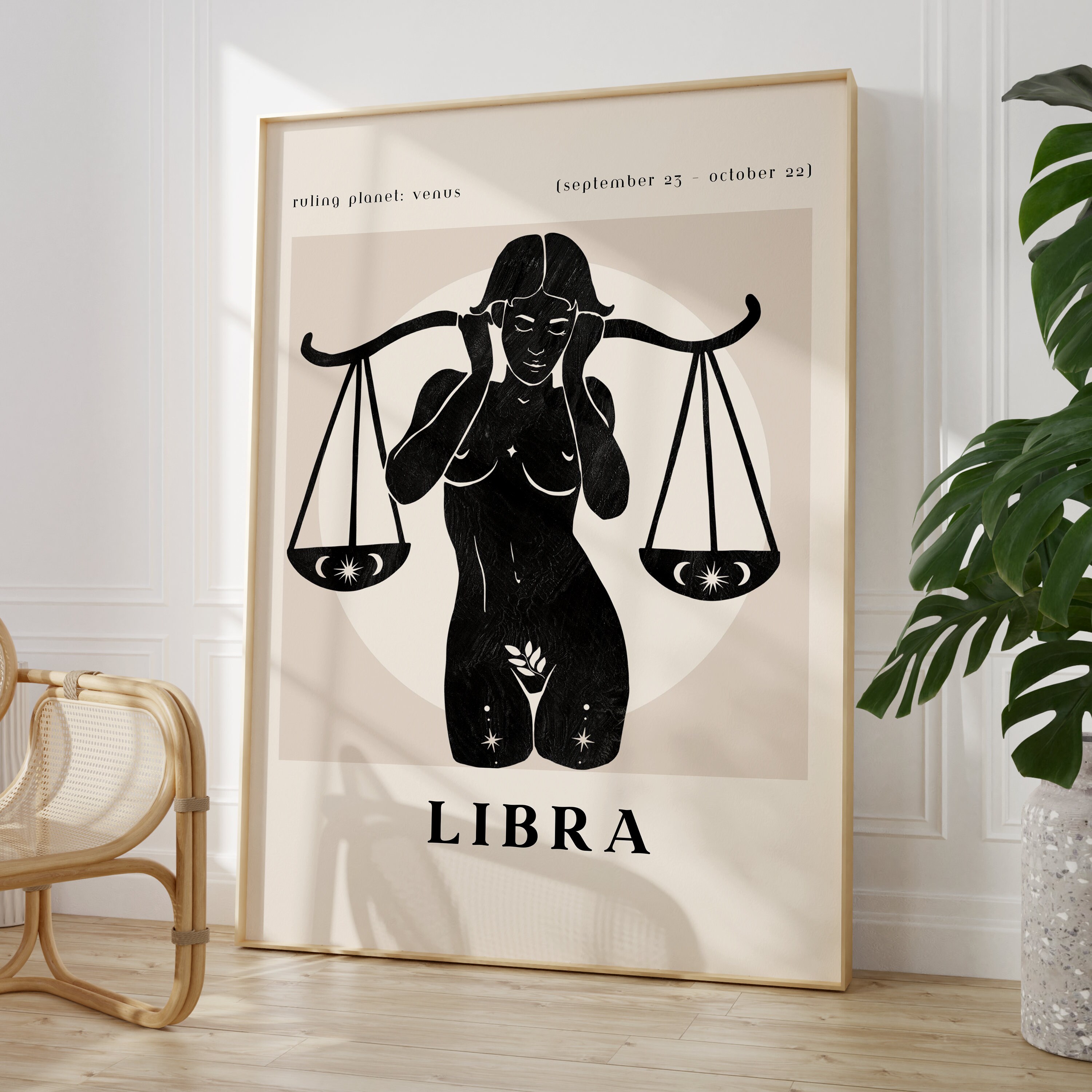 Libra Wall Art Etsy