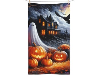 Spooky Halloween Night Hand Towel