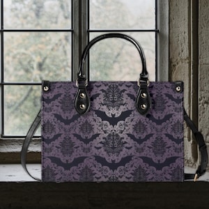 Torebka Baroque Bats Upiorna gotycka torebka z odpinanym paskiem