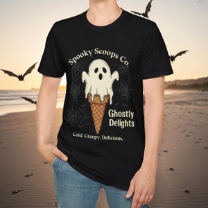 Spooky Scoops Co Tee Shirt Summerween Shirt Spooky Gothic Summer Shirt