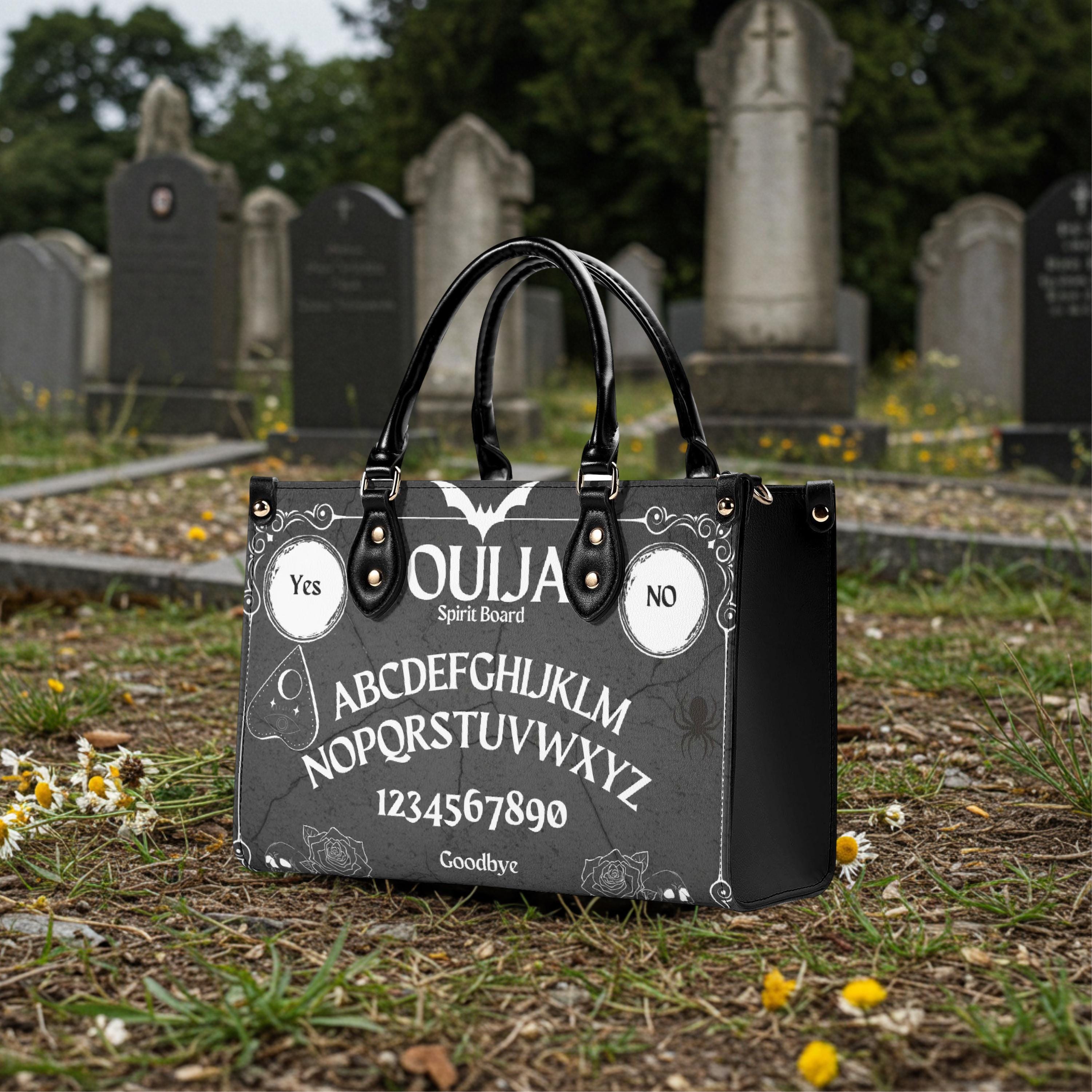 Black Ouija Handbag With Removable Strap Spooky Gothic Purse - Etsy
