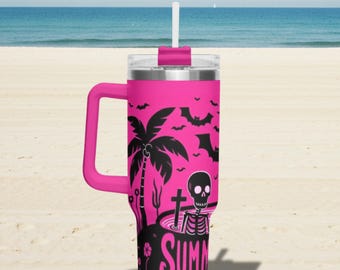 Summerween 40オンス タンブラーカップ ゴシックサマーマグ スプーキーサマータンブラー