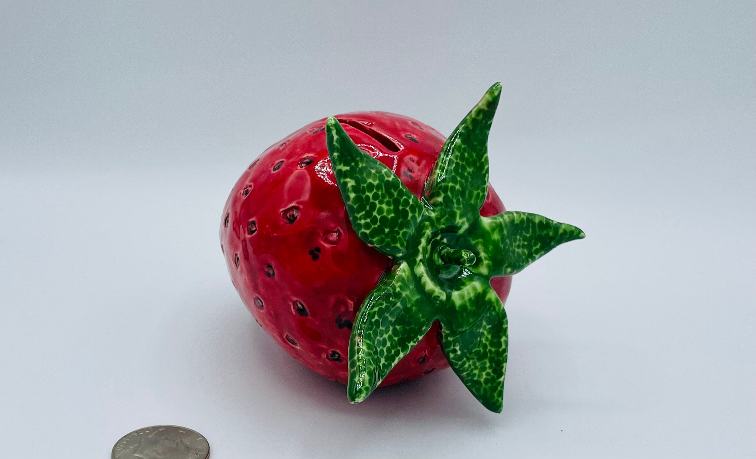 Strawberry piggy sale bank