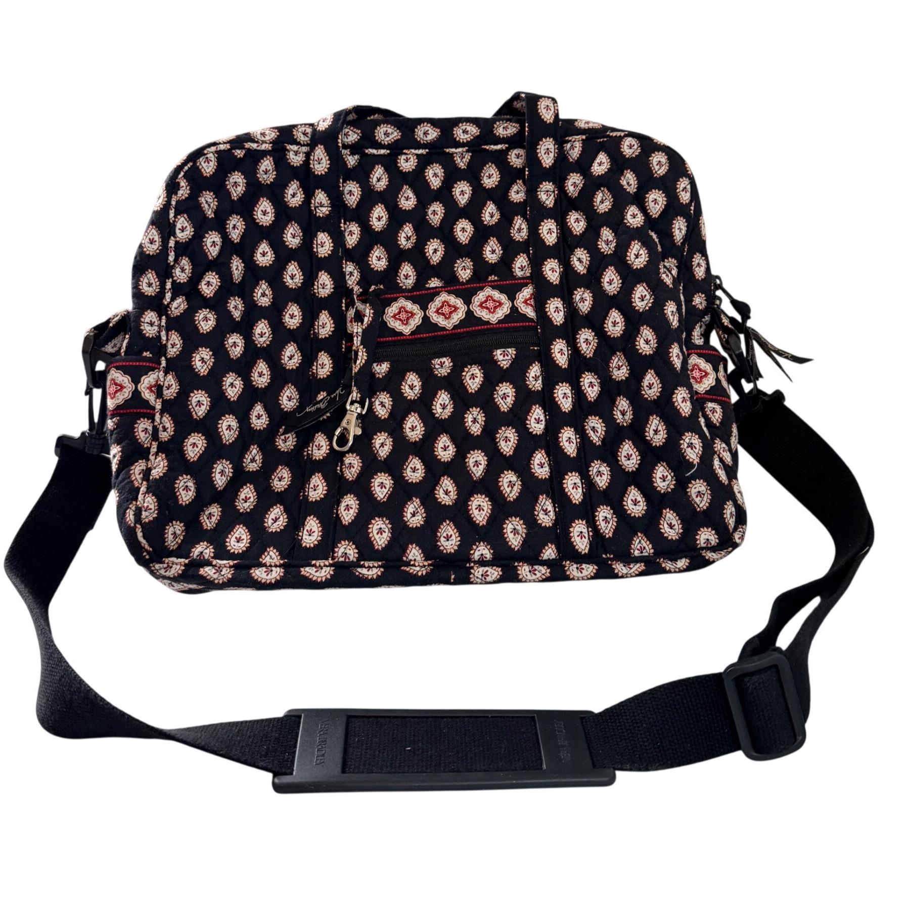 Vera Bradley Black Paisley Pattern Bag - Etsy