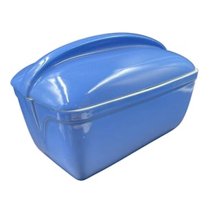 VTG Hall For Westinghouse Blue Lidded Refrigerator Bread Dish #5064