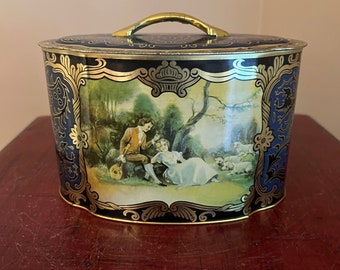 Vintage Tin /Oval Possible Tea Tin