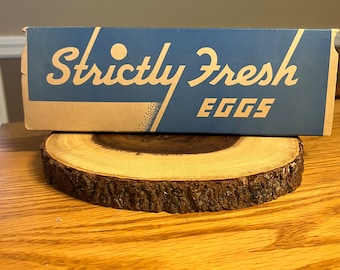 Vintage Cardboard Egg Carton/ display addition