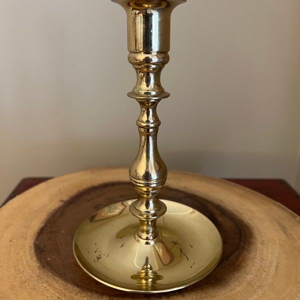 Vintage Brass Candlestick 6 1/2” H