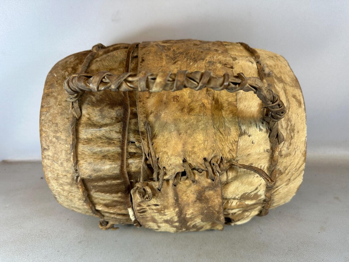 241137 - ANTIQUE African Traditional coptic church Drum - Ethiopia, foto 3 di 5