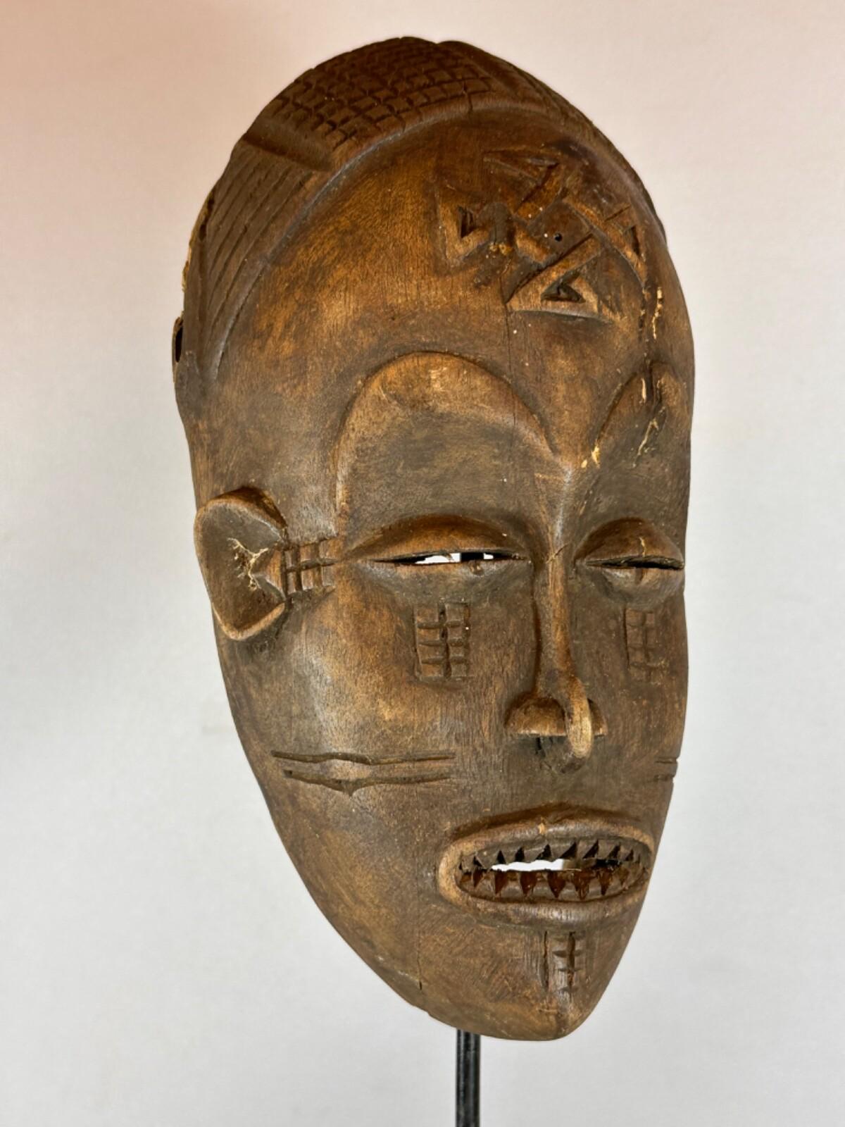 250234 - Old African Mask From the Chokwe - Angola. - Etsy