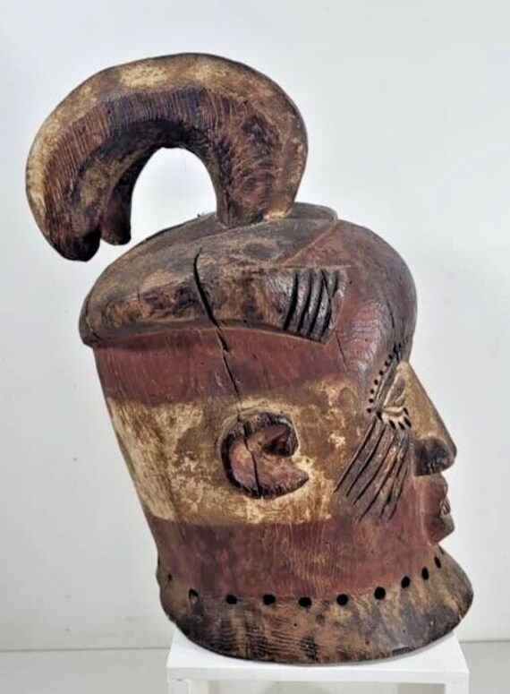 240530 - Antique African Kuba Bwoom mask - CERTIF… - image 4