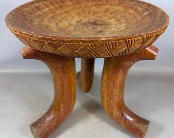 241249 - African three-legged stool is handmade in the Jimma region - Ethiopia.