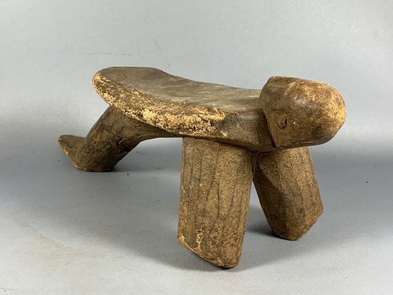 200925 Authentic Antique Lobi stool Burkina Faso image 4