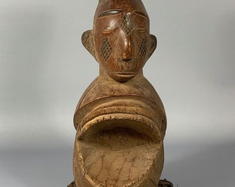 190346 - 珍しい＆古いアフリカのマンベツ像 - コンゴ。