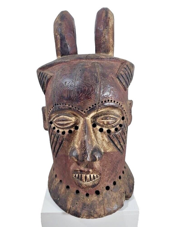 240530 - Antique African Kuba Bwoom mask - CERTIF… - image 3