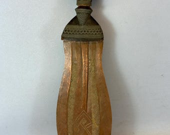 240953 - Beautiful African Bronze Kuba Ikul ceremonial sword - Congo