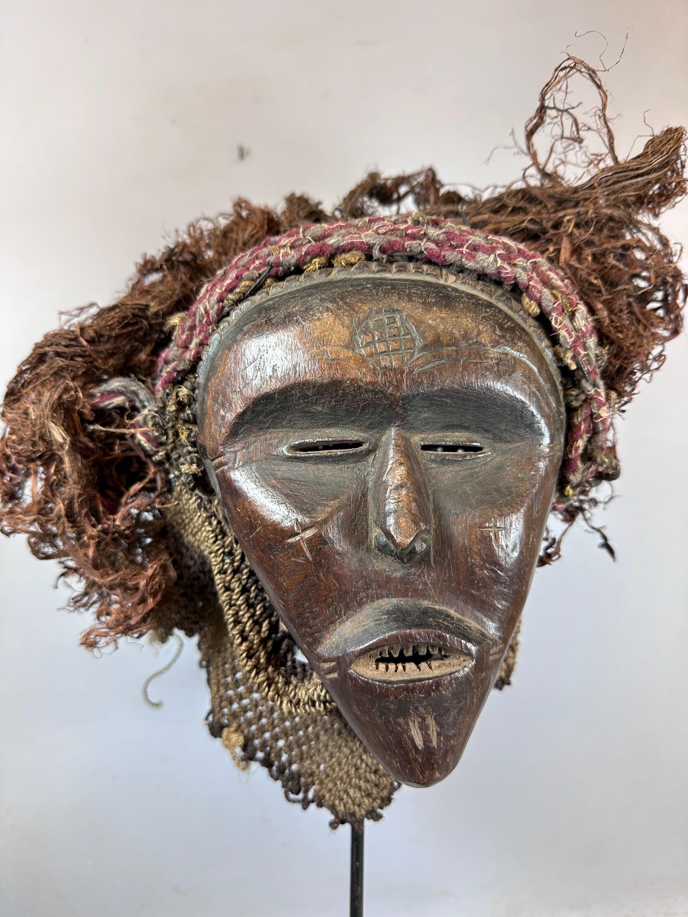 250137 - チョクウェ - アンゴラのアフリカのマスク。 - Etsy 日本