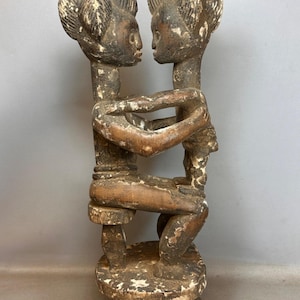 250979 - Large, Old & Rare African Yoruba statue - Nigeria.