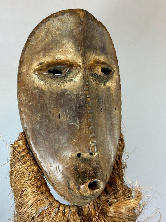 241161 - Old African Mask From the Lega Bwami - Congo. - Etsy