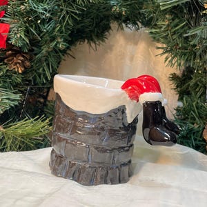 Handmade Santa Chimney Mug