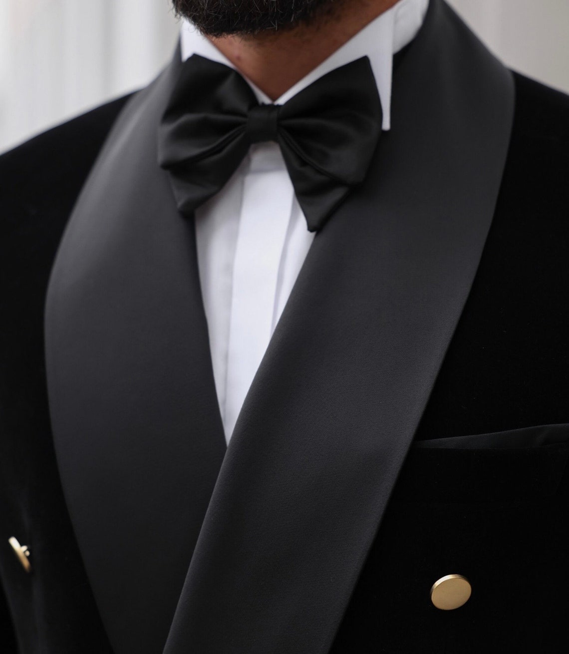 Black Velvet Dinner Jacket. Luxury Dinner Jacket for Men - Etsy