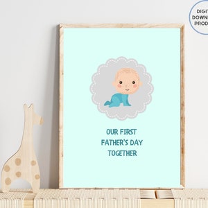 Nosso primeiro presente do filho para o dia dos pais, presentes do bebê, citações do dia dos pais, presente para o pai para impressão, presentes para Dada, lembrança para o pai, presentes memoráveis