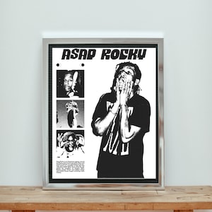 ASAP ROCKY Poster Wall Art Decor Home Decor; Instant Download, Digital Print,