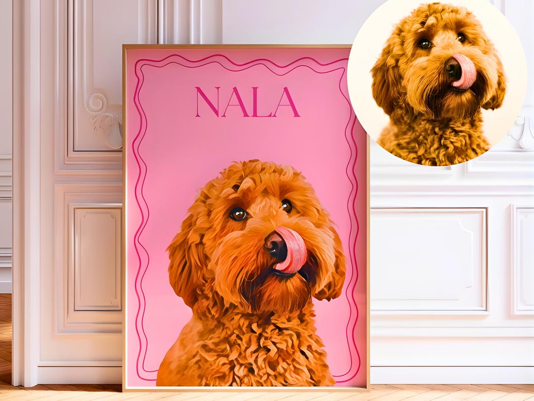 Custom Watercolor Portraits Using Pet Photo Personalized Digital Dog ...