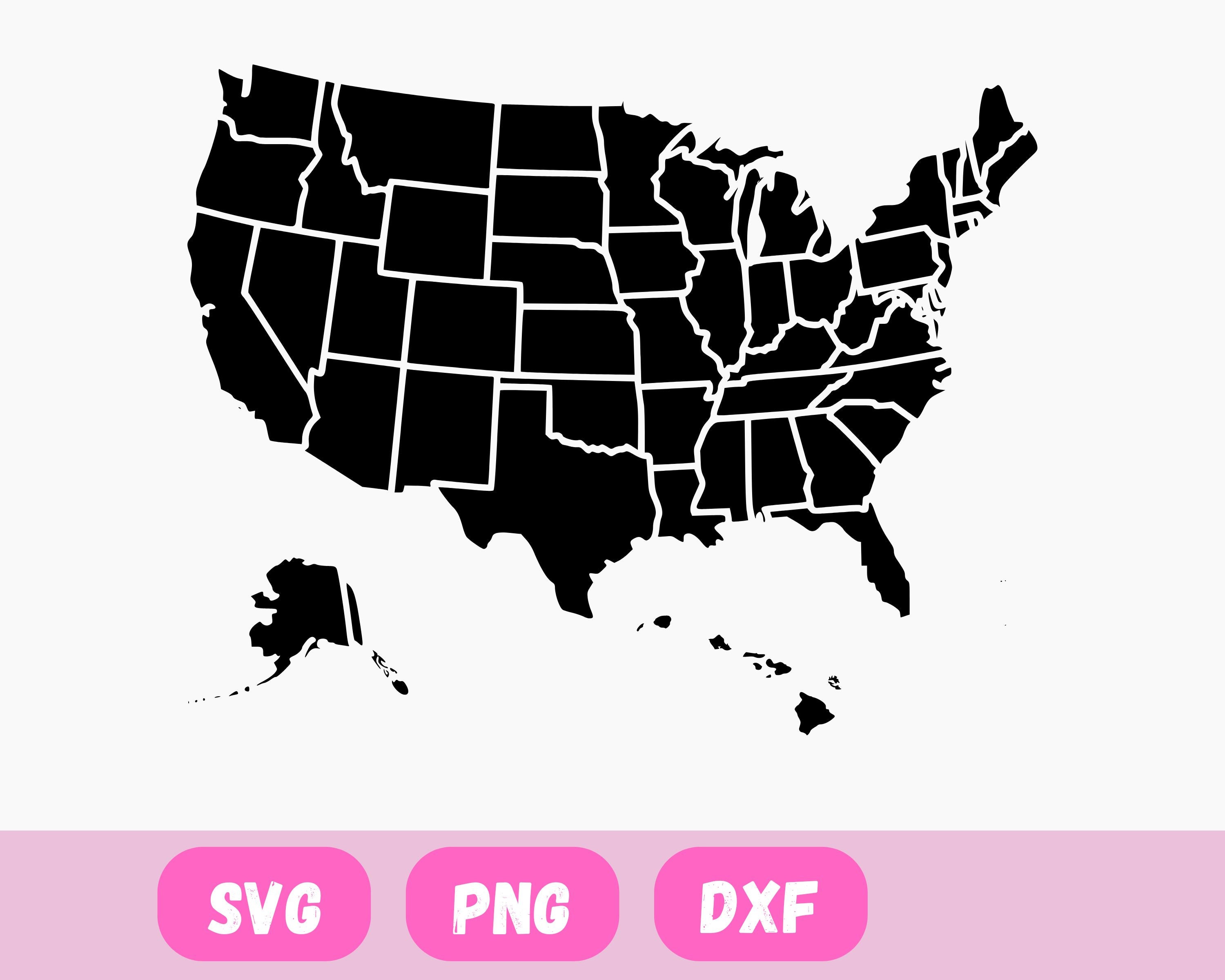 Usa Map SVG Usa Map PNG Usa Map Clipart United States Map SVG Svg Il Fullxfull.6189930909 85og 