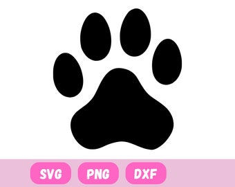 paw print svg, Cut Files for Cricut, Dog mom SVG, dog lover, animal kingdom svg, dog silhouette, dog wallpaper, Camping Svg, wolf svg