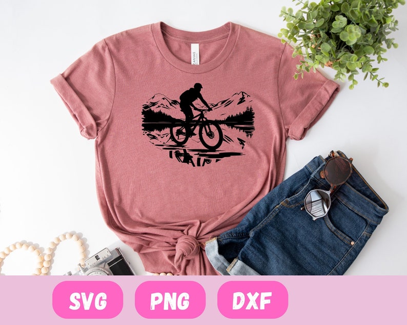 Mountain Bike Svg bundle, svg files for cricut, digital download, Mountain Bike Svg, bicycle ornament, bicycle svg, workout svg, hiking svg zdjęcie 10