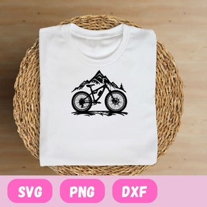 Mountain Bike Svg bundle, svg files for cricut, digital download, Mountain Bike Svg, bicycle ornament, bicycle svg, workout svg, hiking svg zdjęcie 3