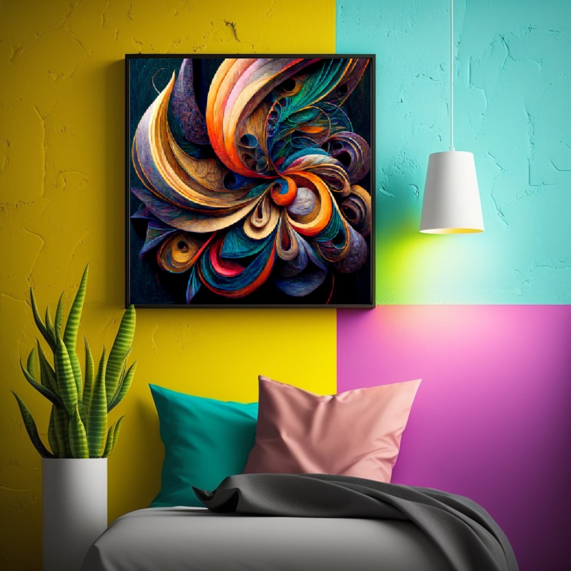 WEIRD WALL ART One Piece Poster Weird Décor Unique Colorful Etsy